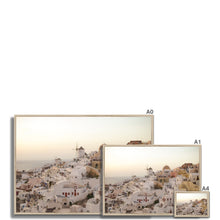 Load image into Gallery viewer, Oia Sundown Framed Print
