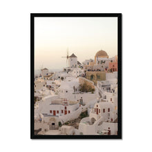 Load image into Gallery viewer, Oia Sundown Framed Print
