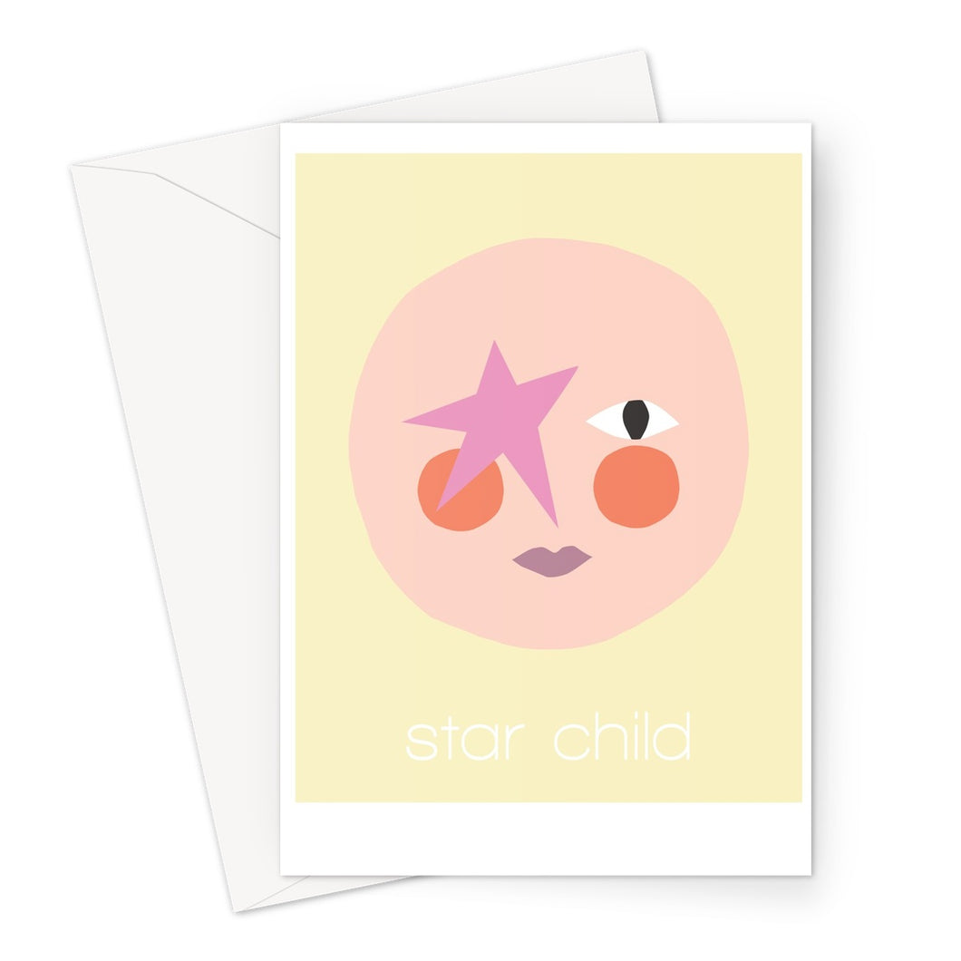 Star Child Greeting Card
