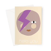 Load image into Gallery viewer, Hello you Greeting Card
