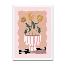 Load image into Gallery viewer, Three Dahlias Framed Print
