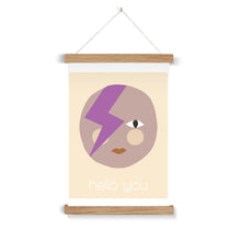 Load image into Gallery viewer, Hello you Fine Art Print with Hanger
