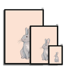 Load image into Gallery viewer, Hey Bunny Framed Print
