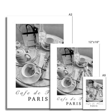 Load image into Gallery viewer, Café De Flore Noir Photo Art Print

