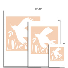 Load image into Gallery viewer, Love+Peace Blush Pink Fine Art Print
