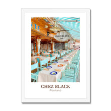 Load image into Gallery viewer, Chez Black - Positano Framed Print
