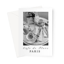 Load image into Gallery viewer, Café De Flore Noir Greeting Card
