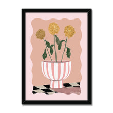 Load image into Gallery viewer, Three Dahlias Framed Print

