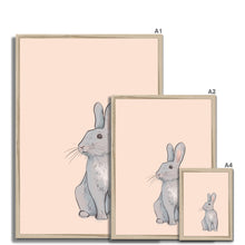 Load image into Gallery viewer, Hey Bunny Framed Print
