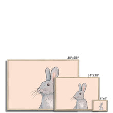 Load image into Gallery viewer, Hey Bunny Framed Print
