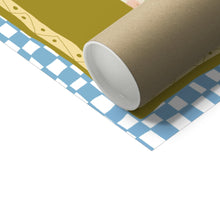 Load image into Gallery viewer, Blue Checkers Fine Art Print
