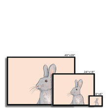 Load image into Gallery viewer, Hey Bunny Framed Print
