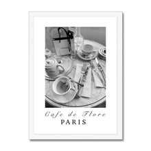 Load image into Gallery viewer, Café De Flore Noir Framed Print
