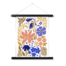 Load image into Gallery viewer, Garden Clematis Fine Art Print with Hanger
