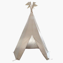 Load image into Gallery viewer, The BIG Moozle Teepee in Ecru unbleached cotton canvas.
