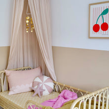 Load image into Gallery viewer, Disco Mobile - vegan leather gold disc hanging

