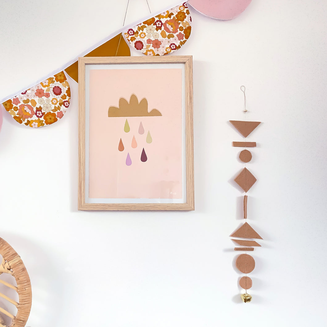 Felt Shapes Garland