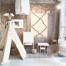 Load image into Gallery viewer, The BIG Moozle Teepee in Ecru unbleached cotton canvas.
