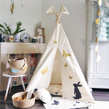 Load image into Gallery viewer, Teepee | Bunny and Butterflies
