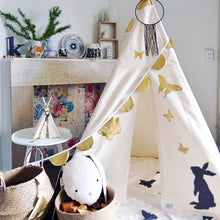 Load image into Gallery viewer, Teepee | Bunny and Butterflies
