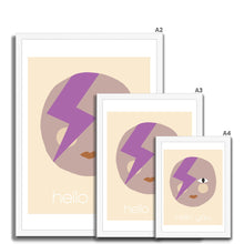 Load image into Gallery viewer, Hello you Framed Print
