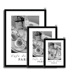 Load image into Gallery viewer, Café De Flore Noir Framed Print
