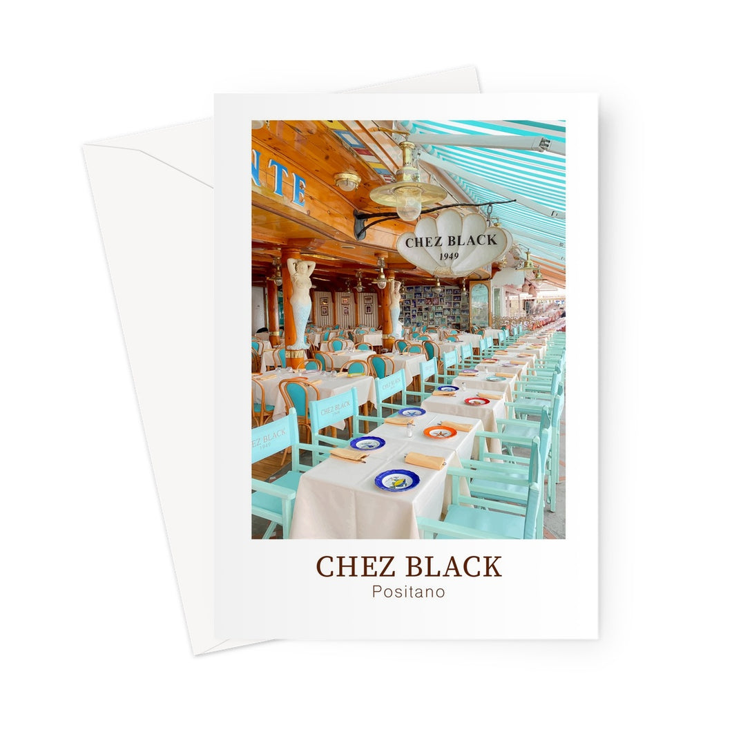 Chez Black - Positano Greeting Card