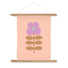 Load image into Gallery viewer, Flower Stem Lilac Fine Art Print with Hanger.
