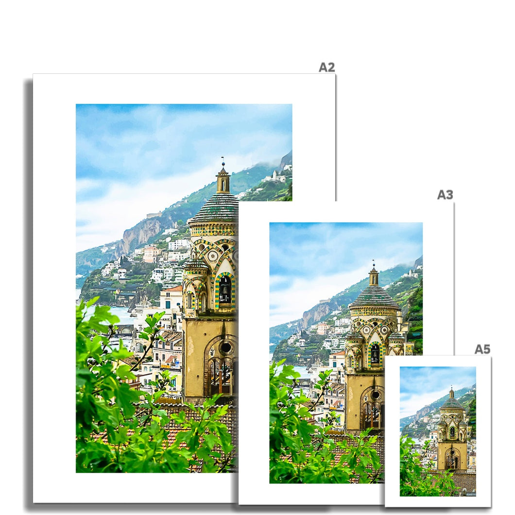 Amalfi Church Tower Photo Art Print