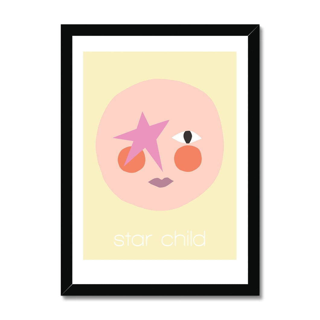 Star Child Framed Print