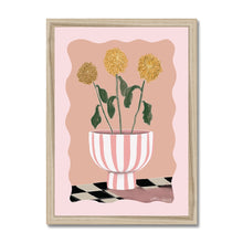 Load image into Gallery viewer, Three Dahlias Framed Print
