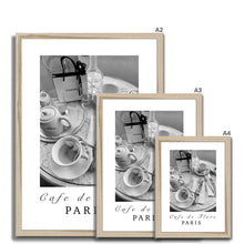 Load image into Gallery viewer, Café De Flore Noir Framed Print
