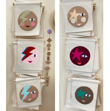 Load image into Gallery viewer, Felt Face Banner - Star Child.
