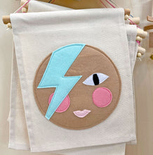 Load image into Gallery viewer, Felt Face Banner - Star Child.
